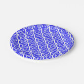 ギリ伝統的シャ青白蛇紋 ペーパープレート (アングル)