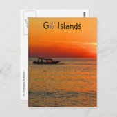 ギリ諸島ゴールデンサンライズ ポストカード (正面/裏面)