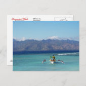 ギリ諸島ボートハガキ ポストカード (正面/裏面)