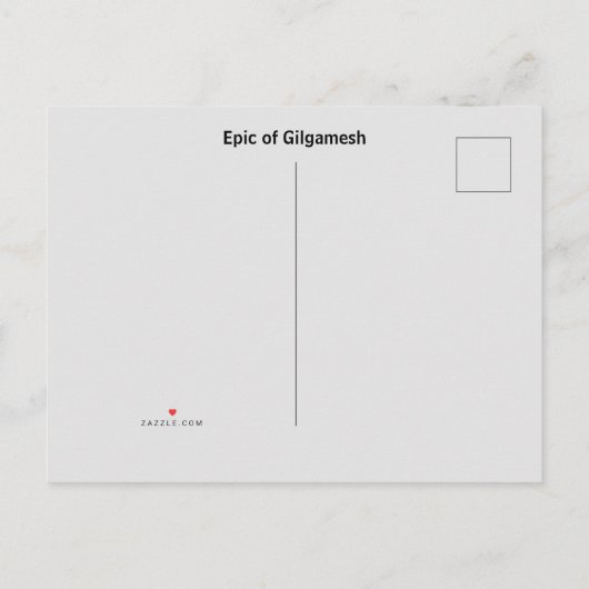 ギルガメシュの叙事詩 案内ポストカード (裏面)