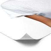 ギルダンティーを着た青いヘアモデル ポスター (角)