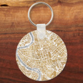 ギルデッド・シティ・マップ・オブ・ローマ キーホルダー (正面)