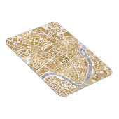 ギルデッド・シティ・マップ・オブ・ローマ マグネット (右側)