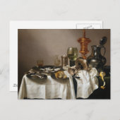 ギルトのゴブレットを持つ静物生活 – Willem Claesz.辺田 ポストカード (正面/裏面)