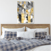 ギルト反射I キャンバスプリント (インサイチュ (寝室))