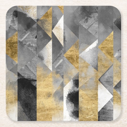 ギルト反射I スクエアペーパーコースター (正面)