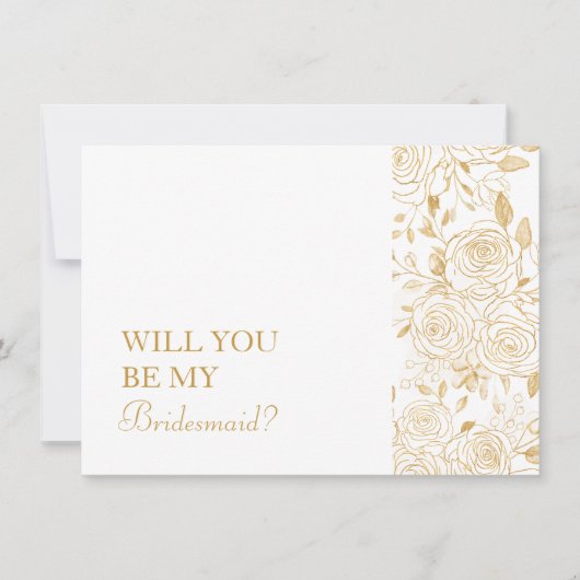 ギルドの花をあしらったウェディングパーティーのカード 招待状 (正面)