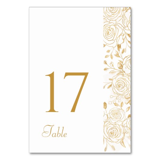 ギルドの花 テーブルナンバー (正面)