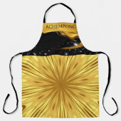 ギルドの頂点:溶けた金 & 深紅のフル エプロン (正面)