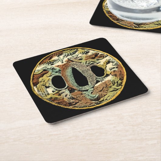 ギルドアジアメダリオンバイビジョンスタジオ スクエアペーパーコースター (アングル)