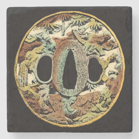 ギルドアジアメダリオンバイビジョンスタジオ ストーンコースター (正面)