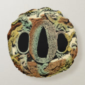 ギルドアジアメダリオンバイビジョンスタジオ ラウンドクッション (裏面)