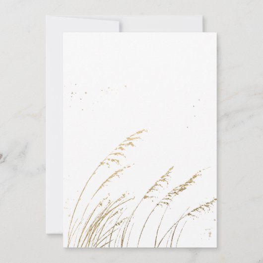 ギルドウォーターカラーボホフローラ | Terracotta結婚の 招待状 (裏面)