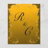 ギルドエレガンスゴールデンバジェット結婚式招待状 チラシ (裏面)