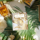 ギルドエレガント金ゴールドモンステ結婚ラのQRコードRSVP エンクロージャーカード