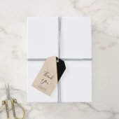 ギルドジオメトリラックスアイボリー&金ゴールドマーブル結婚ズ ギフトタグ (より糸付き)