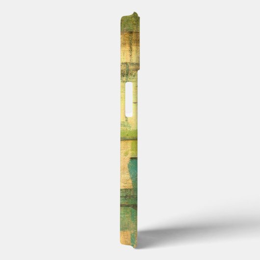 ギルドターコイズとグリーン絵画抽象芸術 Case-Mate iPhoneケース (裏面 / 右)