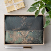 ギルドダマスクエメラルドグリーンパティーナ 薄葉紙 (ギフト)