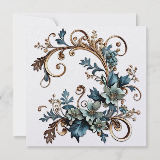 ギルドフローラエレガンス結婚式招待状 招待状 (裏面)