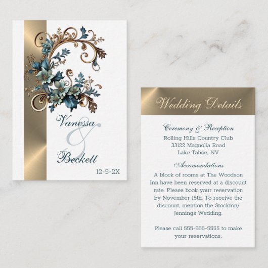 ギルドフローラエレガンス エンクロージャーカード (正面/裏面)