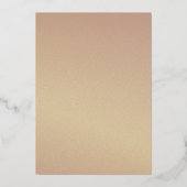 ギルドフローラブルゴーニュバラ金ゴールド結婚ズ 箔招待状 (裏面)