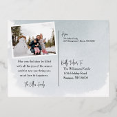 ギルドベリーピース&ラブホリデーフォト 箔招待状ポストカード (裏面)