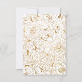 ギルドペオニー白黒金ゴールド 出欠カード (裏面)