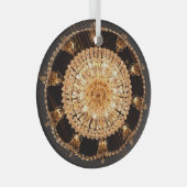 ギルドホールエレガンス：アンティークシャンデリアビュー ガラスオーナメント (正面右)