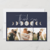 ギルドムーンフェイズウェディングフォトサンキューカード サンキューカード (正面)