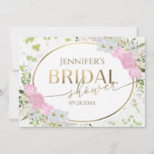ギルドワイルドフラワー春ブライダルシャワーアドバイスカード 招待状 (裏面)
