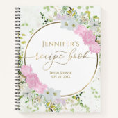 ギルドワイルドフラワー春ブライダルシャワーレシピ本 ノートブック (正面)
