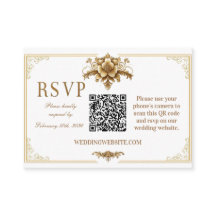 ギルド王室のRSVP QRコードカード