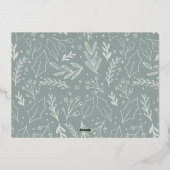 ギルド画像フォトゴールドフォイルホリデーカード 箔シーズンカード (裏面)