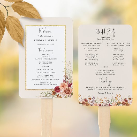 ギルド秋テラコッタフローラプログラム ハンドファン