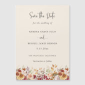 ギルド秋テラコッタフローラ保存日 マグネット招待状 (正面)