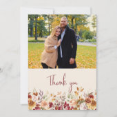 ギルド秋テラコッタフローラ写真 サンキューカード (正面)