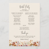 ギルド秋テラコッタフローラ プログラム (裏面)