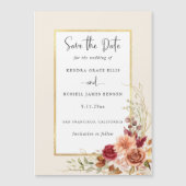 ギルド秋テラコッタフローラ マグネット招待状 (正面)