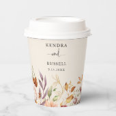 ギルド秋テラコッタフローラ 紙コップ (正面)