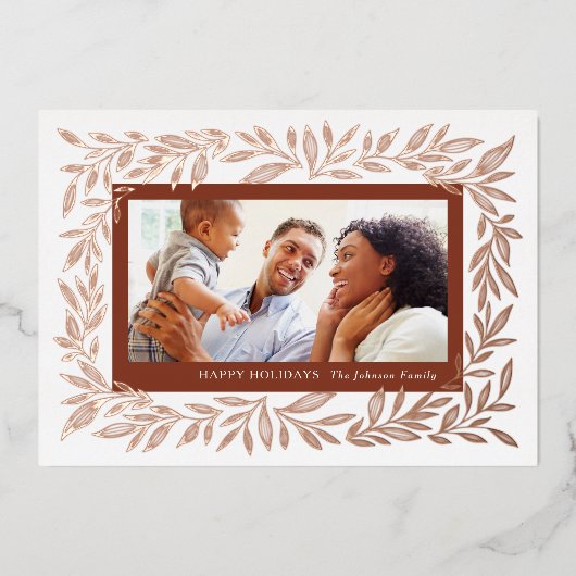 ギルド葉フォトフレーム 箔シーズンカード (正面)