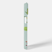 ギルド開花カスタムモノグラム |ミント Case-Mate iPhoneケース (裏面 / 右)