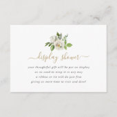 ギルド開花ディスプレイシャワーなしギフトラップ要求 エンクロージャーカード (正面)