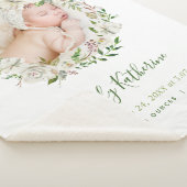 ギルド開花フローラリースベビー写真誕生統計 シェルパブランケット (3/4)