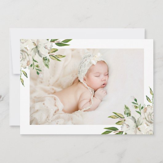 ギルド開花フローラ写真誕生のお知らせ 案内状 (裏面)