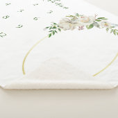 ギルド開花ベビー名マイルストーンフォト シェルパブランケット (3/4)