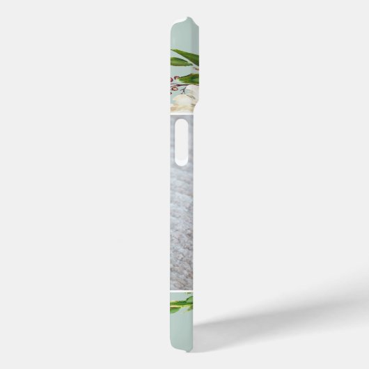 ギルド開花ミント |写真モノグラムの Case-Mate iPhoneケース (裏面 / 右)