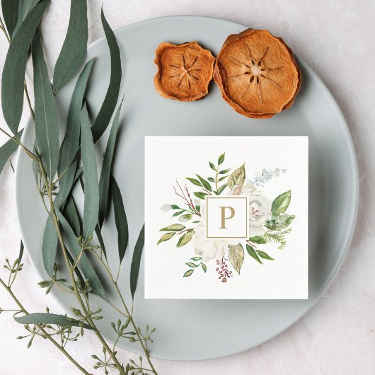 ギルド開花結婚ズモノグラム スタンダードカクテルナプキン