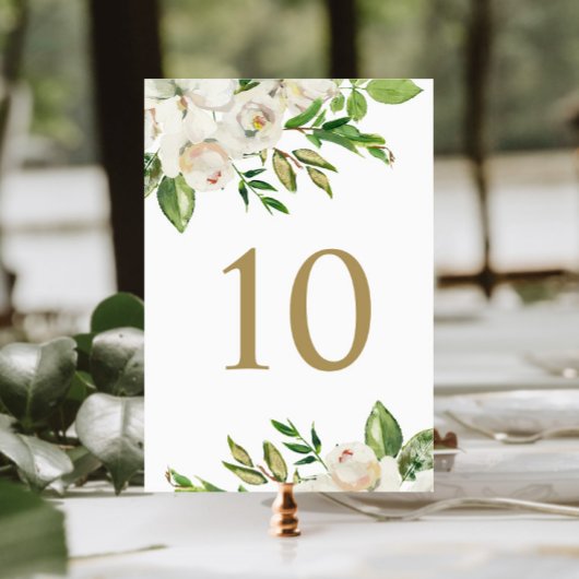 ギルド開花結婚フローラの表番号 テーブルナンバー