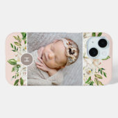 ギルド開花赤面 |写真モノグラムの Case-Mate iPhoneケース (裏面 (横))