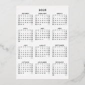 ギルド雪片ビジネスホリデーカードゴールドフォイル 箔シーズンカード (裏面)